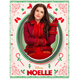 Anna kendrick the noelle Christmas fur coat