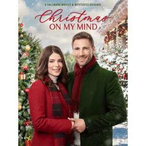 Ashley Green Hallmarks Christmas on my mind red coat banner