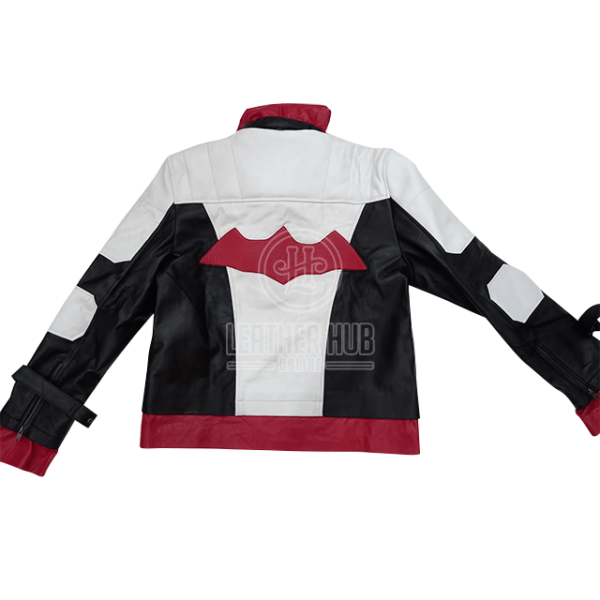 Batman Arkham Knight red hood leather vest back