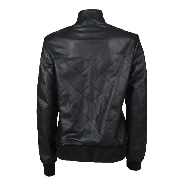 Emma Stone zombialand leather jacket back