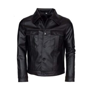 Elvis Presley black leather jacket