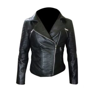 gal gadot fast and furious black leather jacket