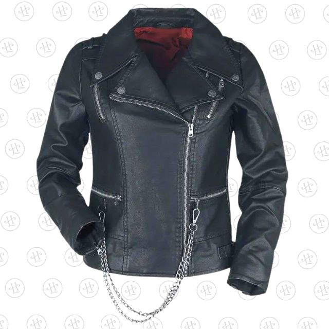 Hellfire club stranger thing black leather jacket