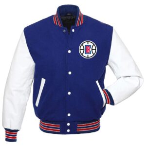 LA clippers varsity jacket NBA Jacket By IW