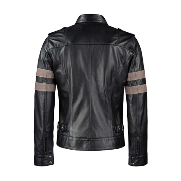 leon kennedy leather jacket back
