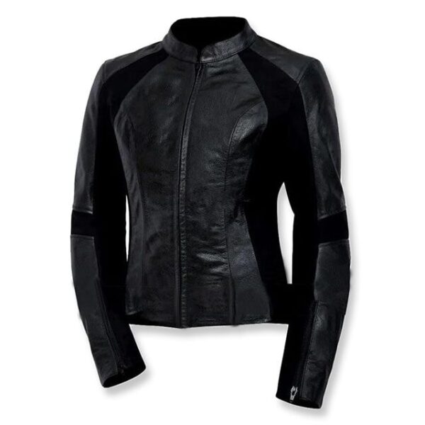 Mission impossible Rebecca Ferguson fall out Ils Faust leather jacket