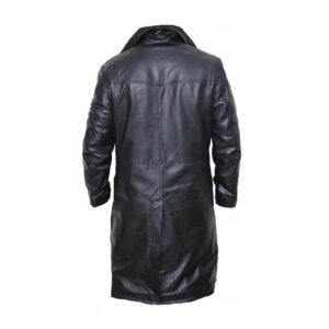 LHO Blade Runner 2049 Ryan Gosling leather coat back
