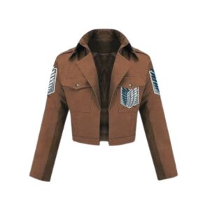 Scouting Legion Crop Leather Jacket