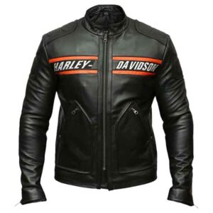 WWE black biker leather Harley Davidson bill goldberg jacket