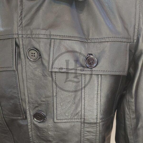 genuine leather jacket pocket