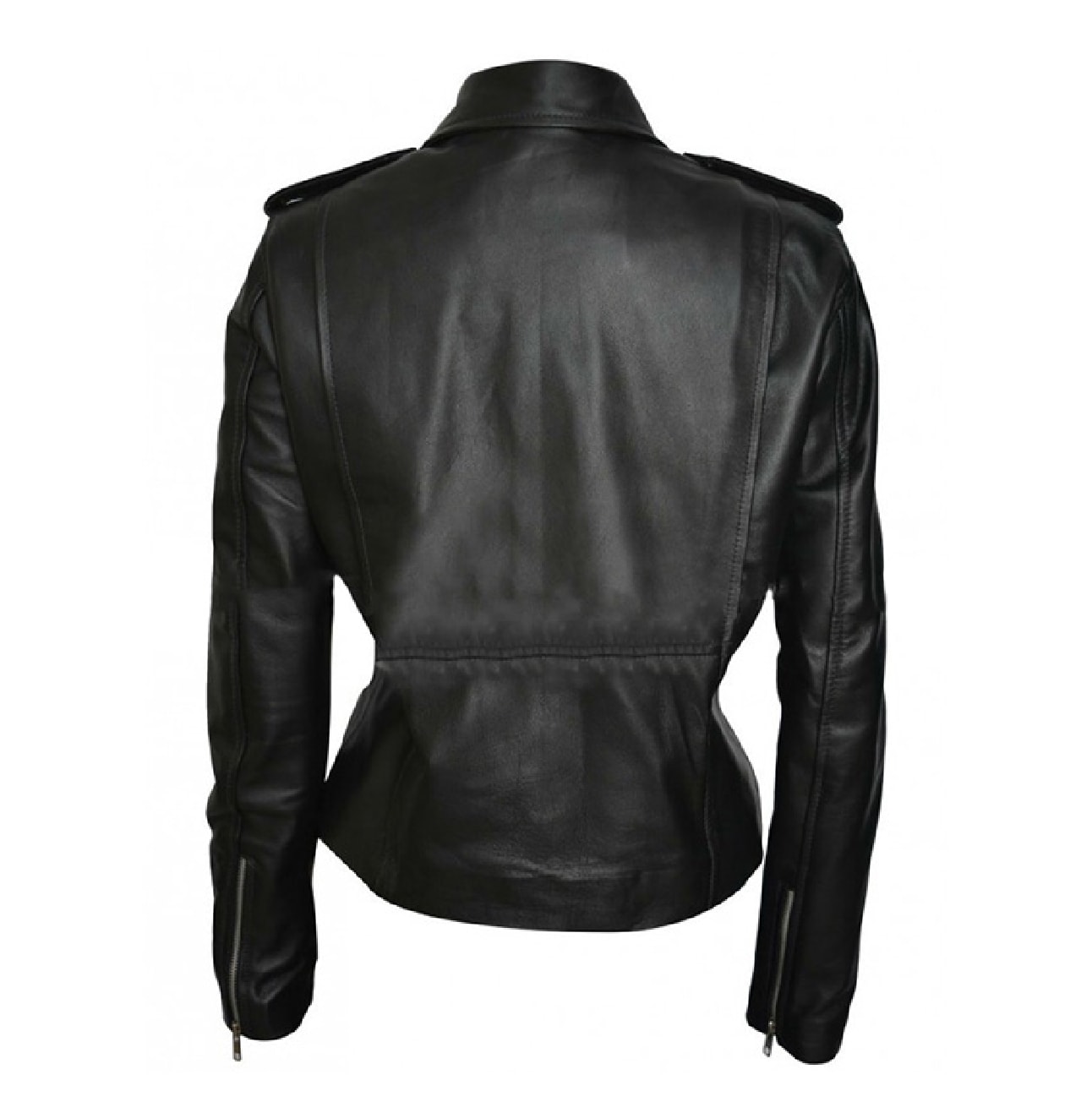 Jessica jones black leather jacket back