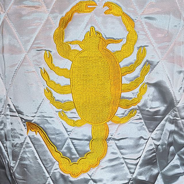 scorpion embroided patch