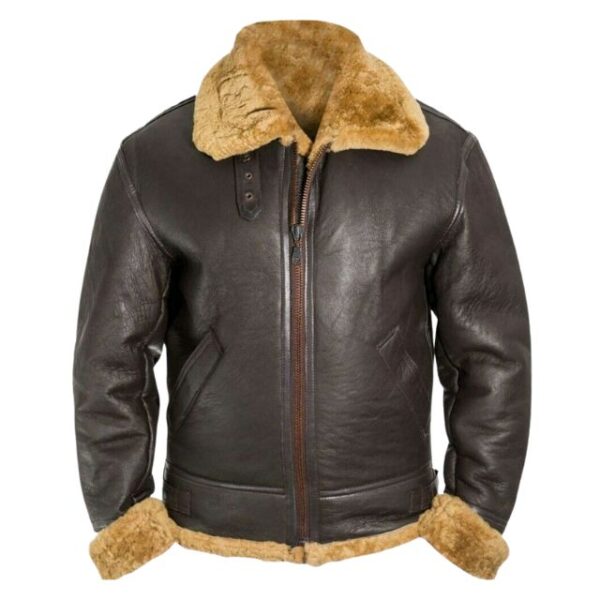 sheepskin leather jacket
